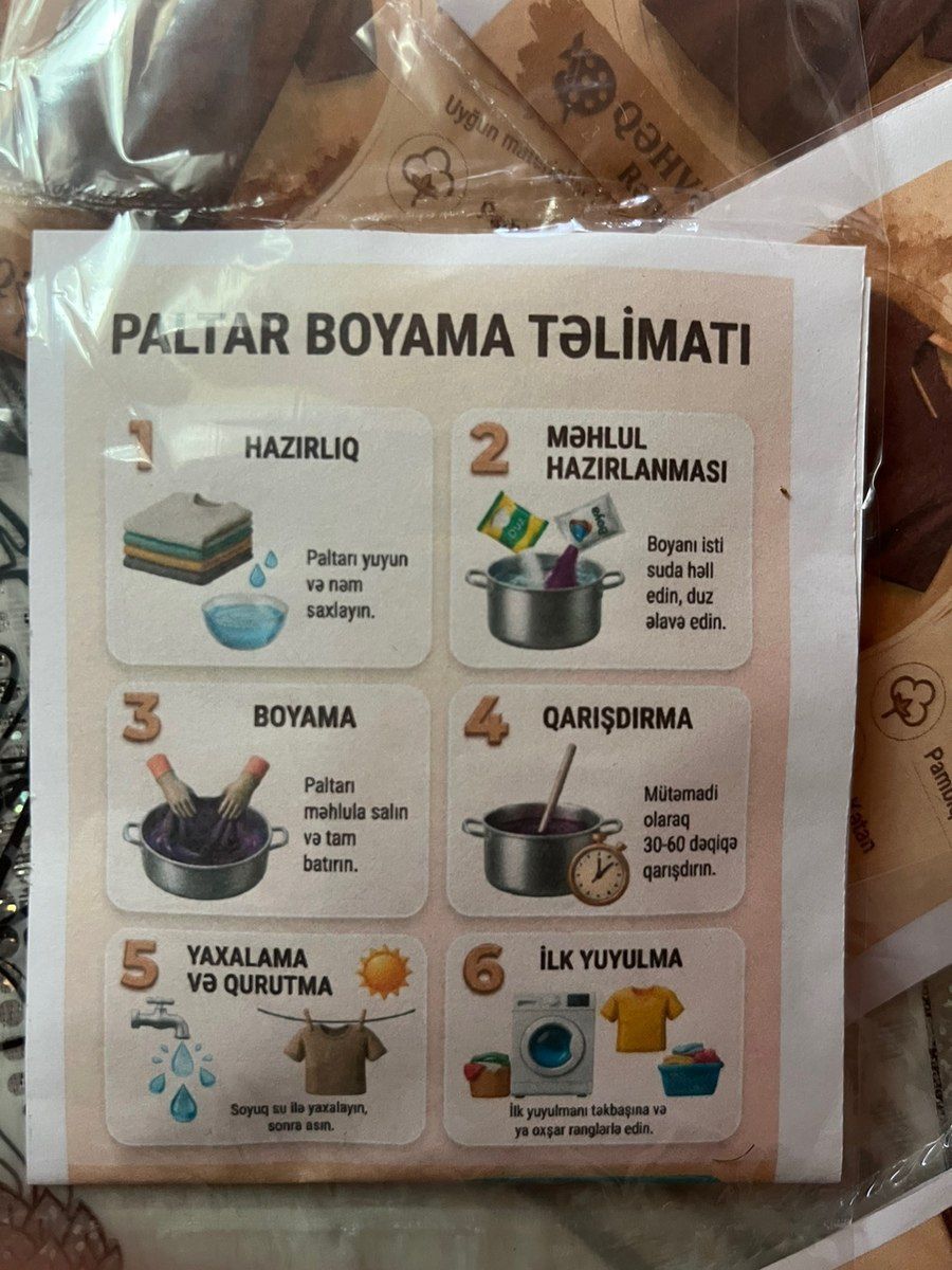 Paltar boyası — Məişət malları, Bakı (3)