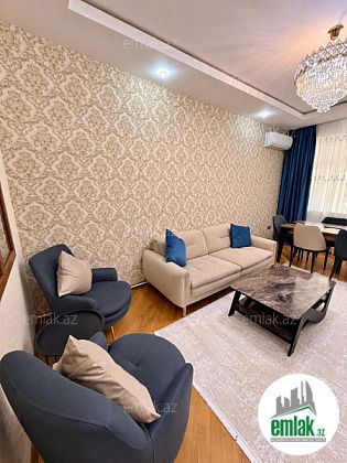 İcarəyə verilir 2 otaqlı 75 m² yeni tikili Tibb Universiteti — Mənzil (2)