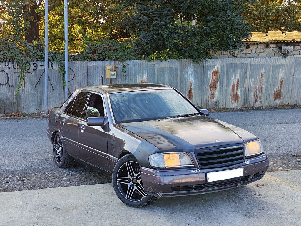 Mercedes C 200, 2.0 L, 1995 il, 218 874 km — Avtomobillər, Bərdə (10)