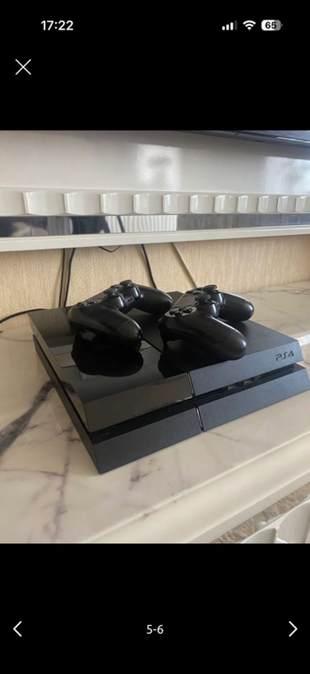 Playstation 4 500gb yaddash,iki pult(orginal) pultun biri şunurla — Oyun konsolları, Bakı (3)