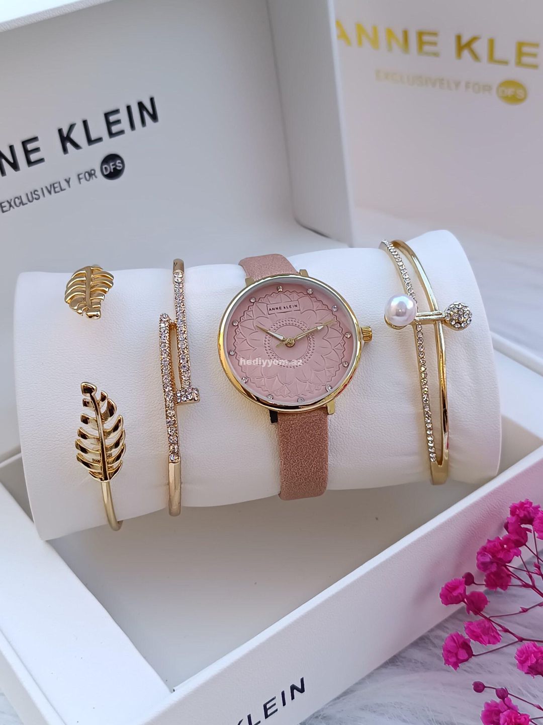 Anne Klein qol saat desti 0491 — Qol saatları, Bakı (2)