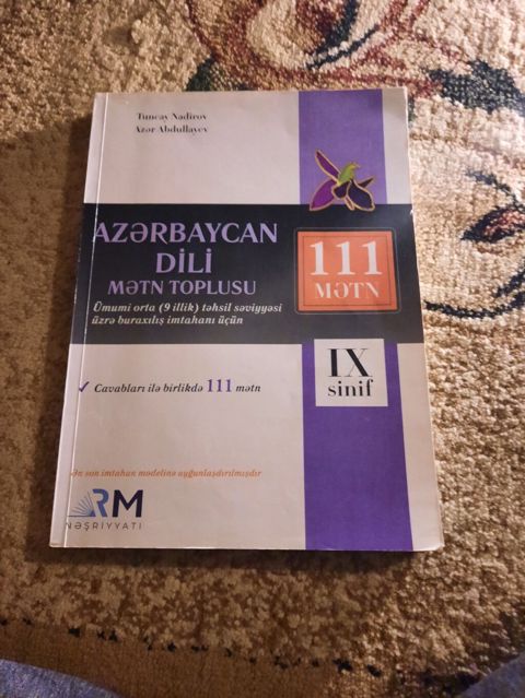 Məhsul: “Azərbaycan dili – Mətn toplusu (IX sinif)” Xüsusiyyətlər — Bakı