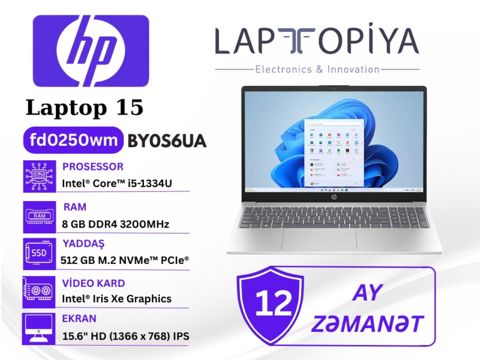 HP Laptop 15-fd0250wm BY0S6UA — Laptopiya