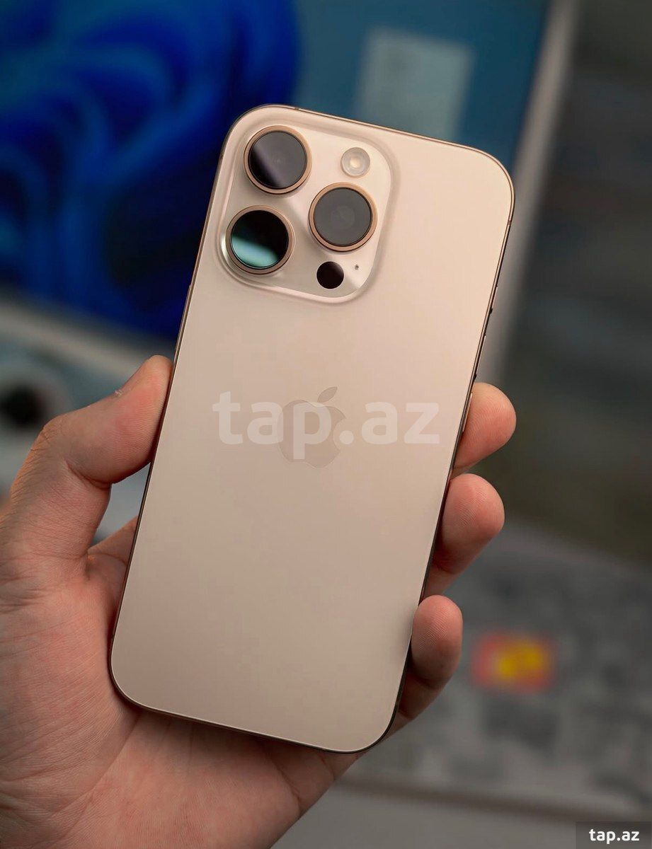 Apple iPhone 16 Pro Desert Titanium 128GB/8GB — Smartfonlar, Bakı (2)
