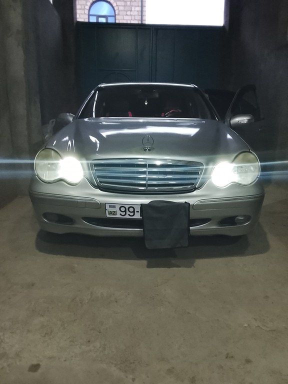 Mercedes C 200, 2.2 L, 2000 il, 575 877 km — Avtomobillər, Gəncə (3)