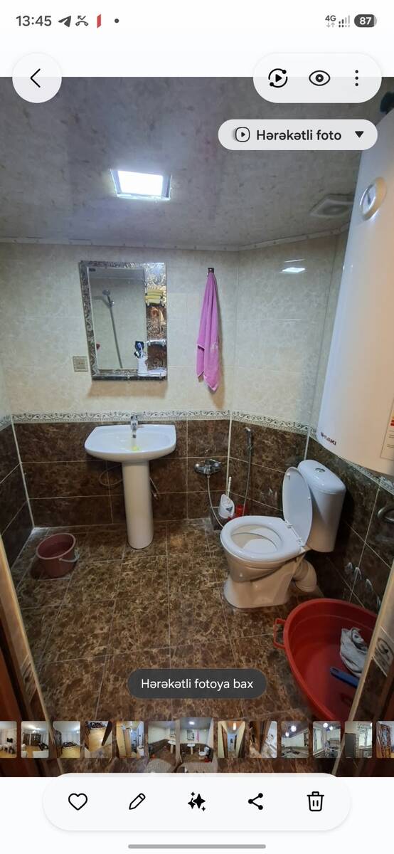 1-otaqlı yeni tikili, Qara Qarayev m., 30 m² — Mənzil, Bakı (5)