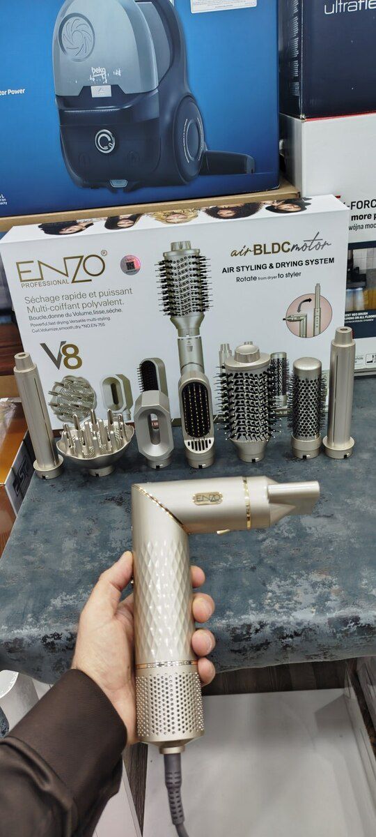 Enzo EN755 Çoxfunksiyalı saç qurutma dəsti / fen — Ev texnikası, Bakı (8)