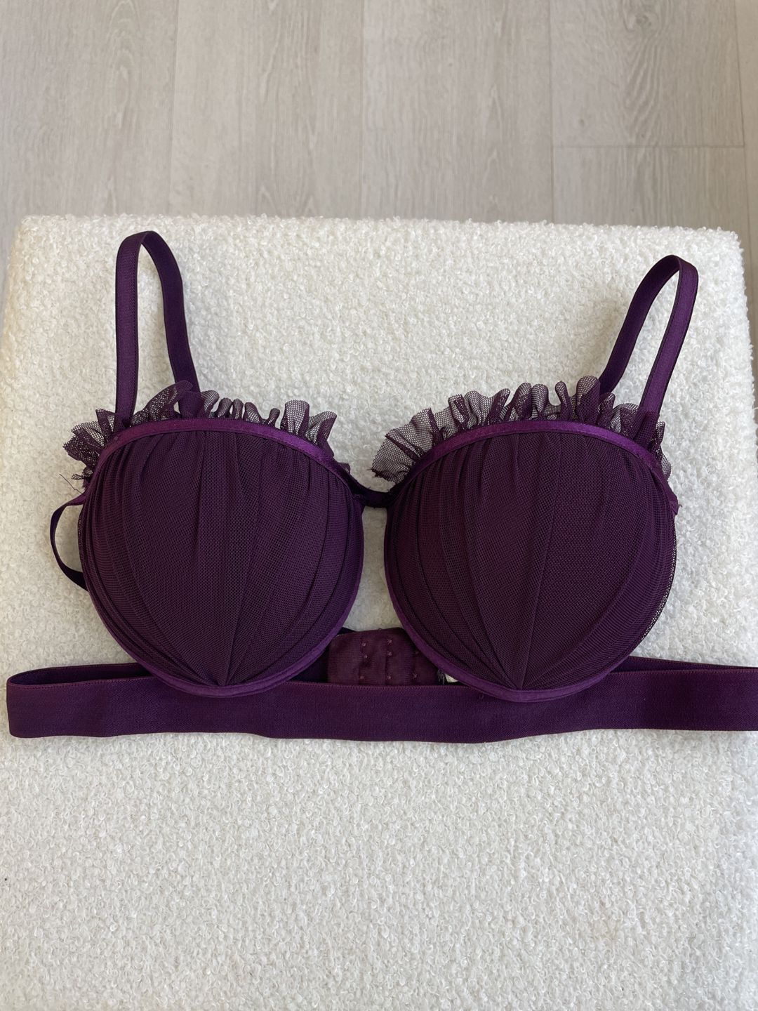 Büsthalter və tuman dəsti, bənövşəyi, elastan/pambıq, ölçü 80B — Mallar, Bakı