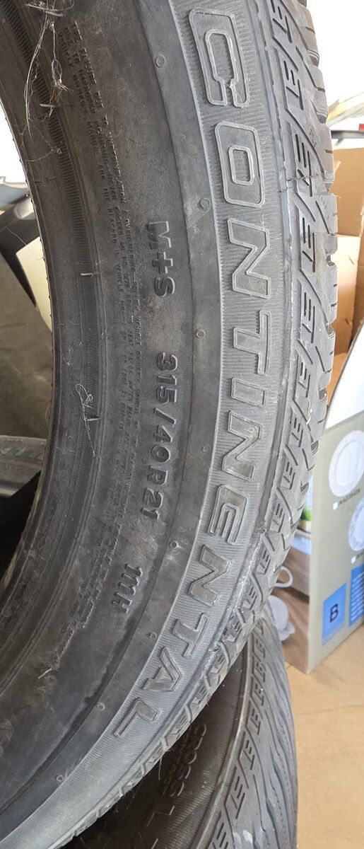 Continental şinləri 315/40 R21 — Ehtiyat hissələri və aksesuarlar, Bakı (4)