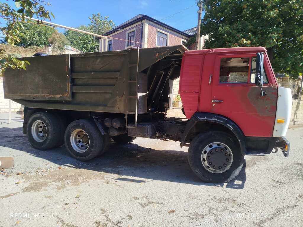 KamAz 6520, 11 L, 1992 il, 88 293 km 99-RF-218 — Yük maşınları, Şamaxı (2)