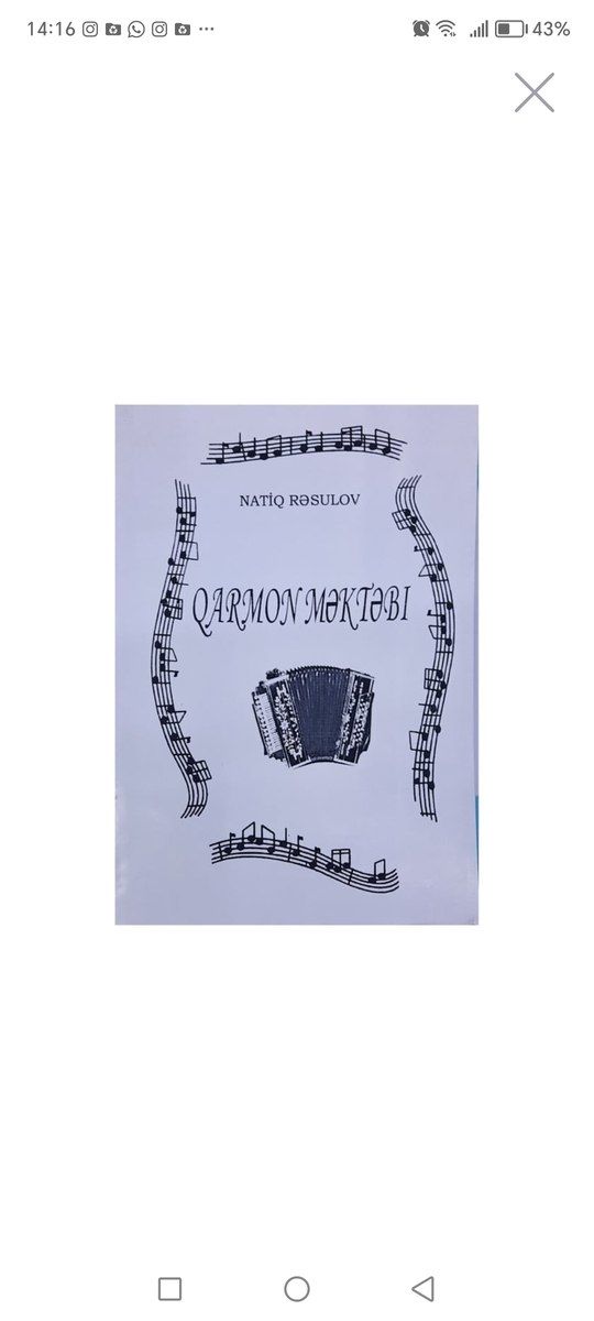 Musiqi kitabı — Musiqiə alətləri, Bakı (3)