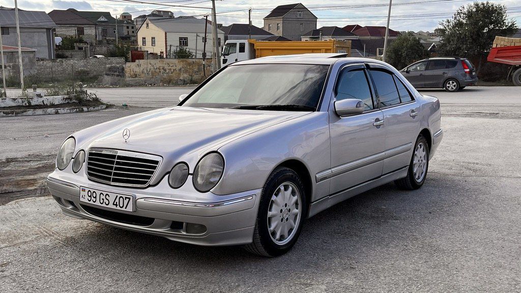 Mercedes E 220, 2.2 L, 2000 il, 303 000 km 99-GS-407 — Avtomobillər, Bakı (3)