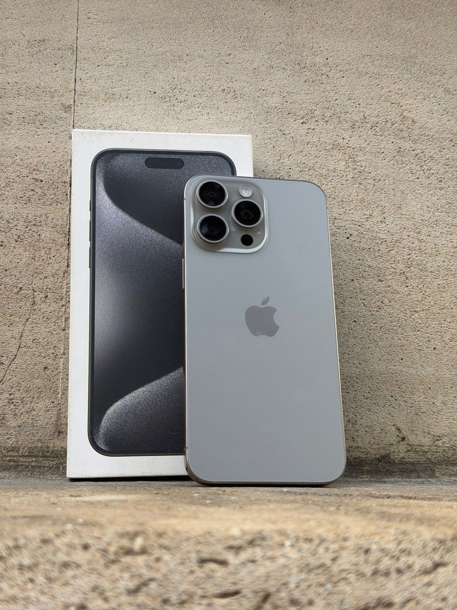 Apple iPhone 15 Pro Max Natural Titanium 256GB/8GB — Smartfonlar, Bakı (5)