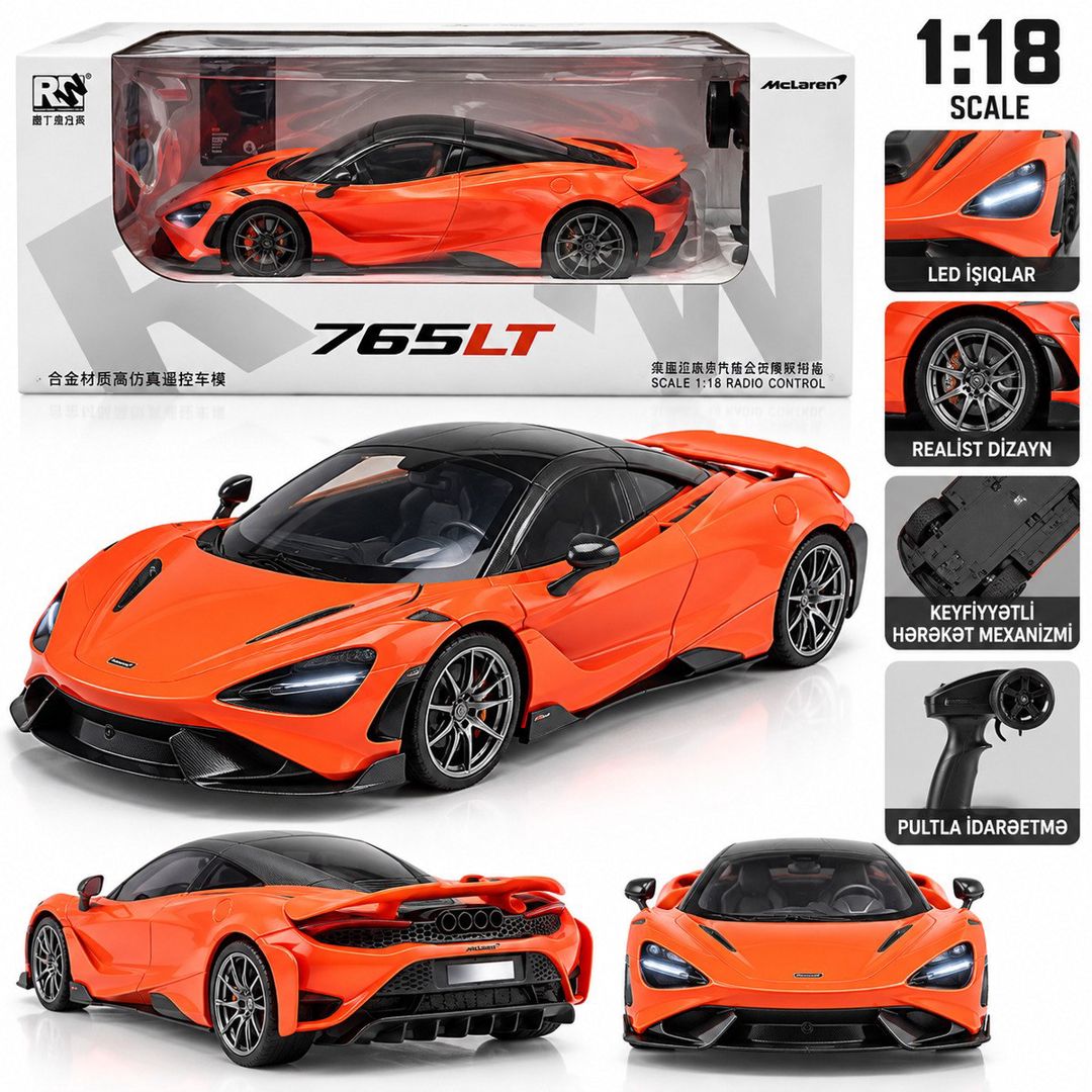 McLaren 765LT Oyuncaq Maşın Pultlu — Oyuncaqlar, Bakı (4)