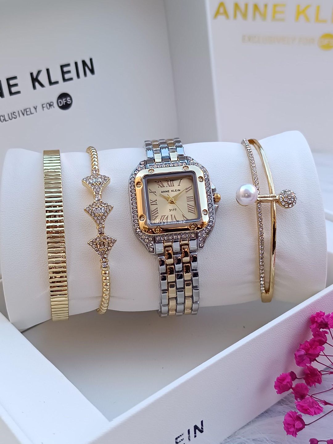 Anne Klein qol saat desti 0496 — Qol saatları, Bakı (2)