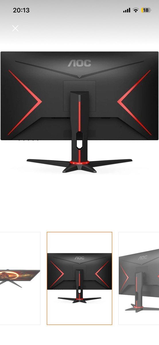 Monitor Aoc 24 165hz 1ms — Kompüterlər və noutbuklar, Bakı (3)