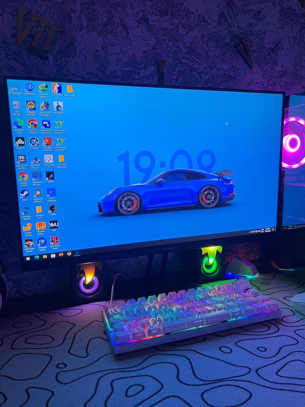 Tam Dəst Gaming PC / Ryzen 5 5600 + RX 6500 XT / Monitor, Siçan — Masaüstü kompüterlər, Sumqayıt (5)