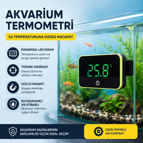 Akvarium termometri 3608 — Bakı