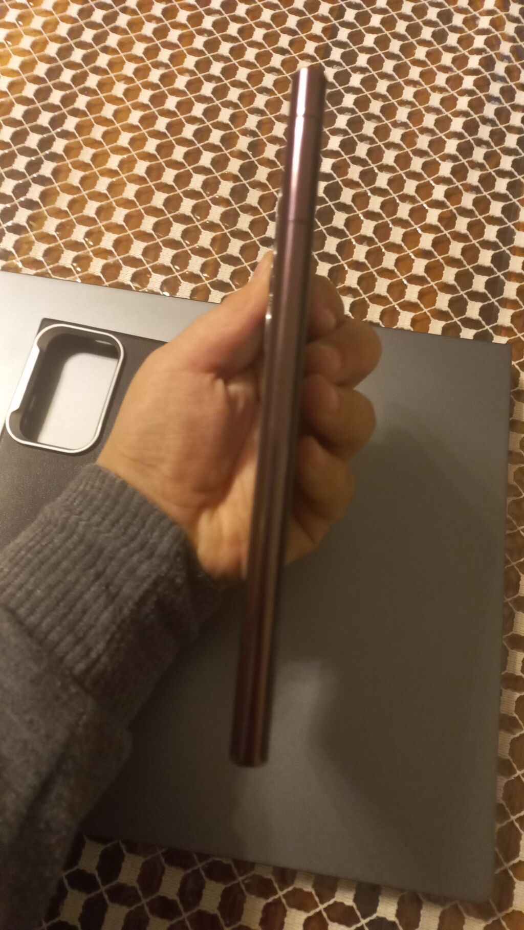 Samsung Galaxy S22 Ultra, 256 GB, rəng - Bənövşəyi, Düyməli, Sensor, Barmaq izi — Samsung, Tovuz (4)