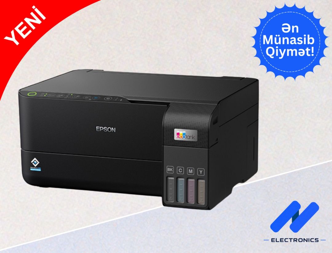 Printer Epson L3350 3IN1 Wi-Fi — Ofis texnikası və istehlak malları, Bakı (4)