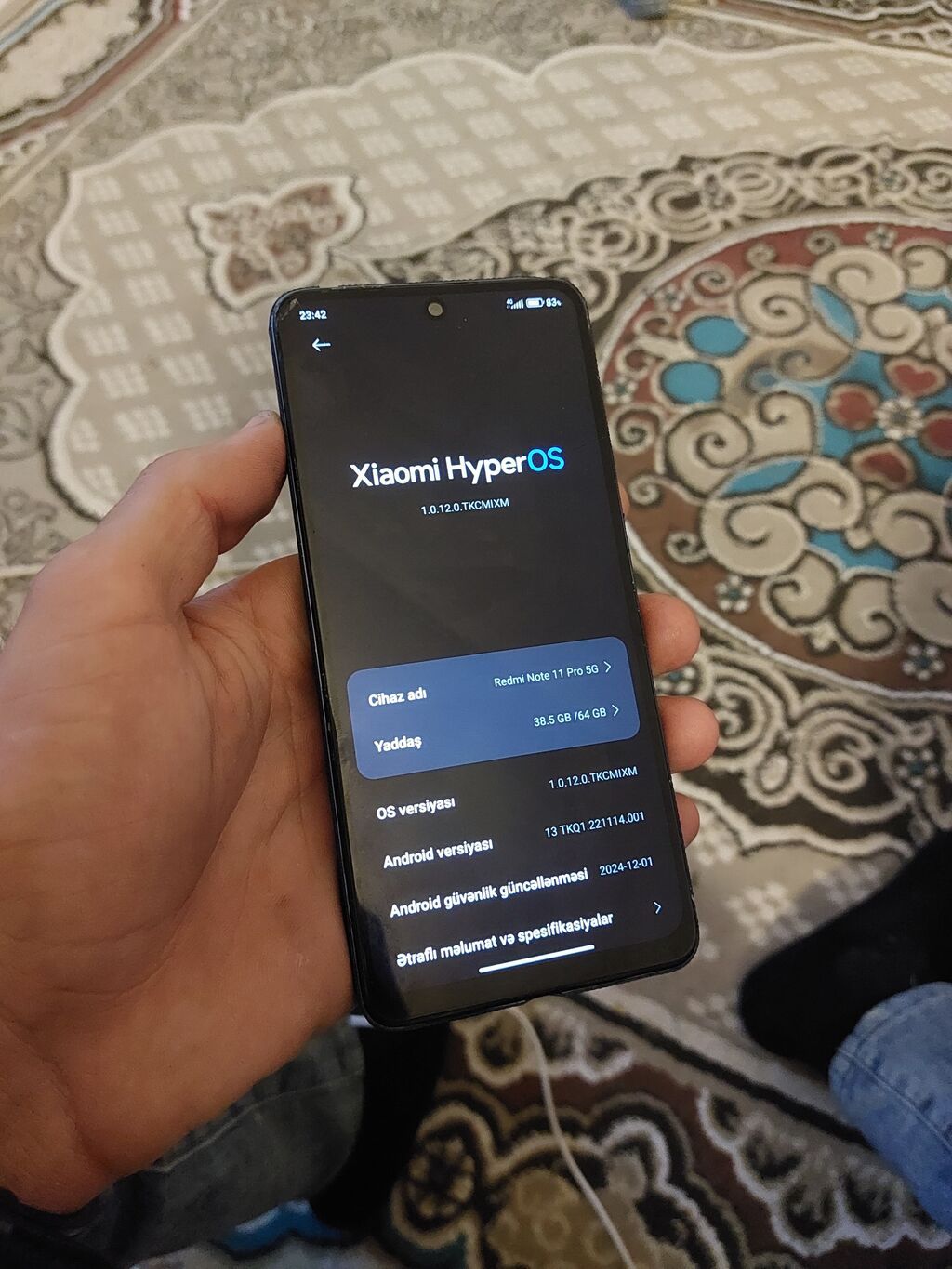 Redmi Note 11 Pro, 64 GB, rəng - Göy, Barmaq izi — Xiaomi, Şirvan (2)