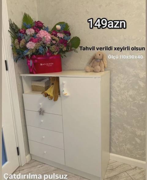 Uşaq komodu Qarışıq rəng — Aynur Xanim