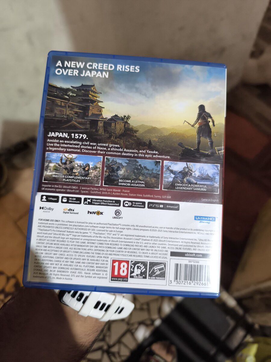 PS5 üçün Assassin's Creed Shadow oyunu — Oyunlar, konsollər və proqramlar, Bakı (3)