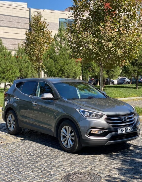 Hyundai Santa Fe, 2017 il, 192000 km, 2 L 88-DP-936 — Avtomobillər, Bakı (6)