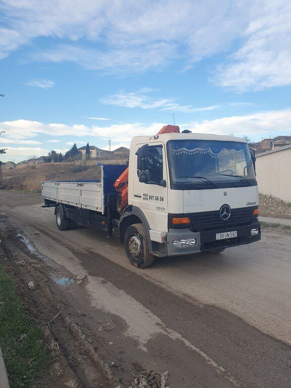 Mercedes Atego 1317, 4.3 L, 1998 il, 386 000 km 99-UN-592 — Avtokranlar, Bakı (3)