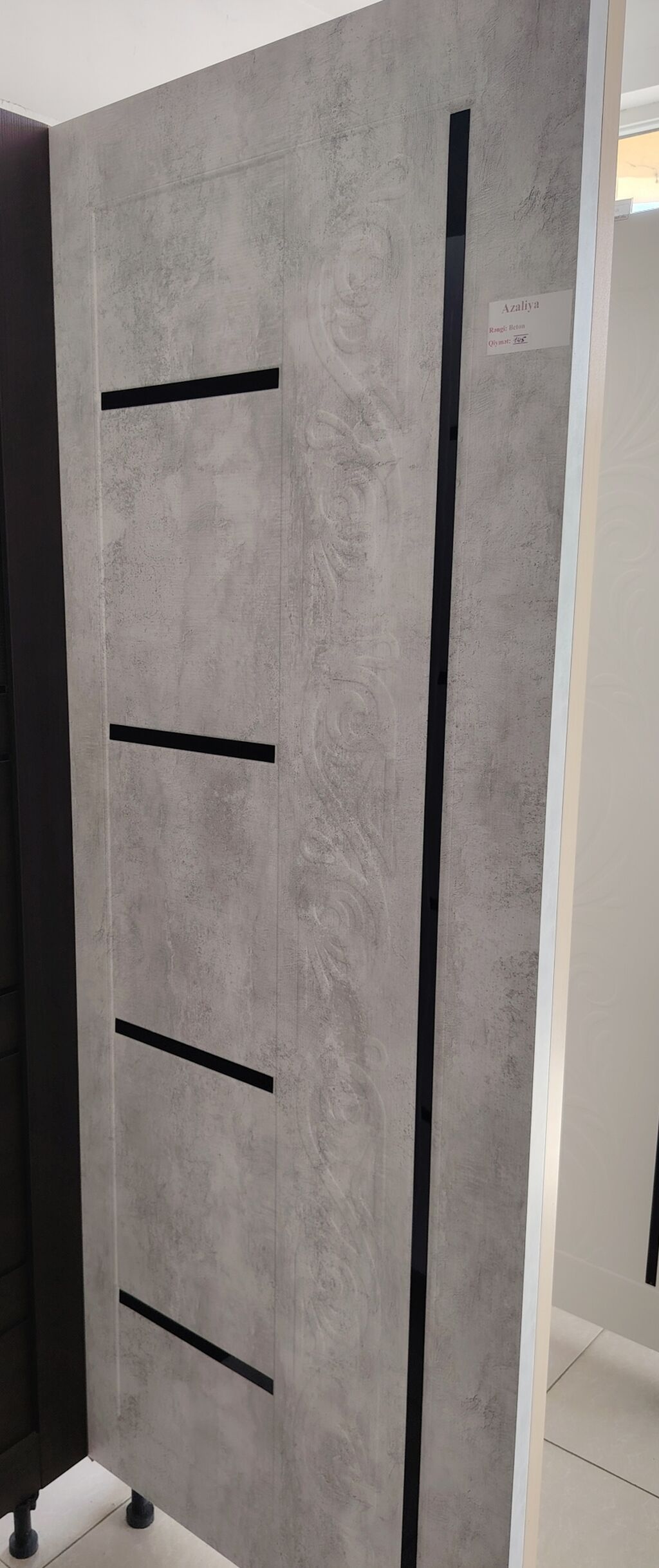 Qonaq otağı üçün Yeni Otaq qapısı 80x200 sm Naliçnik ilə, Ünvandan götürmə — Pəncərələr, qapılar, balkonlar, Mingəçevir (2)