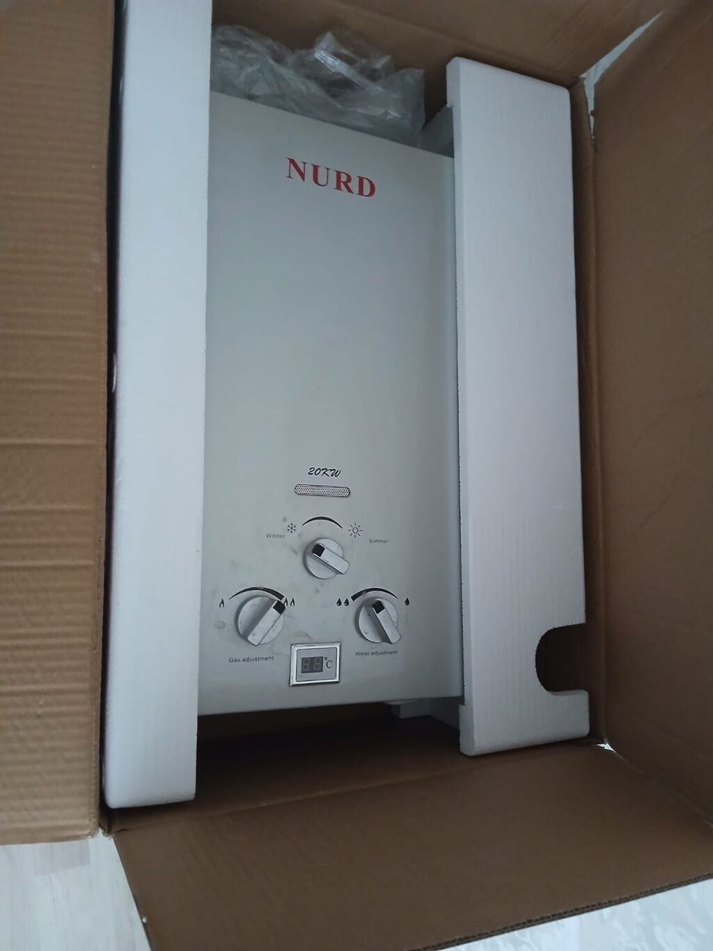 Nurd qazla işləyən su qızdırıcısı - Güc: 20 kW - Ön paneldə mexaniki — Kombilər, Bakı (2)