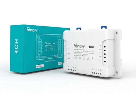 Ağıllı ev sistemi "Sonoff 4 kanal 4CH R2 Wıfı 10" — Fərid
