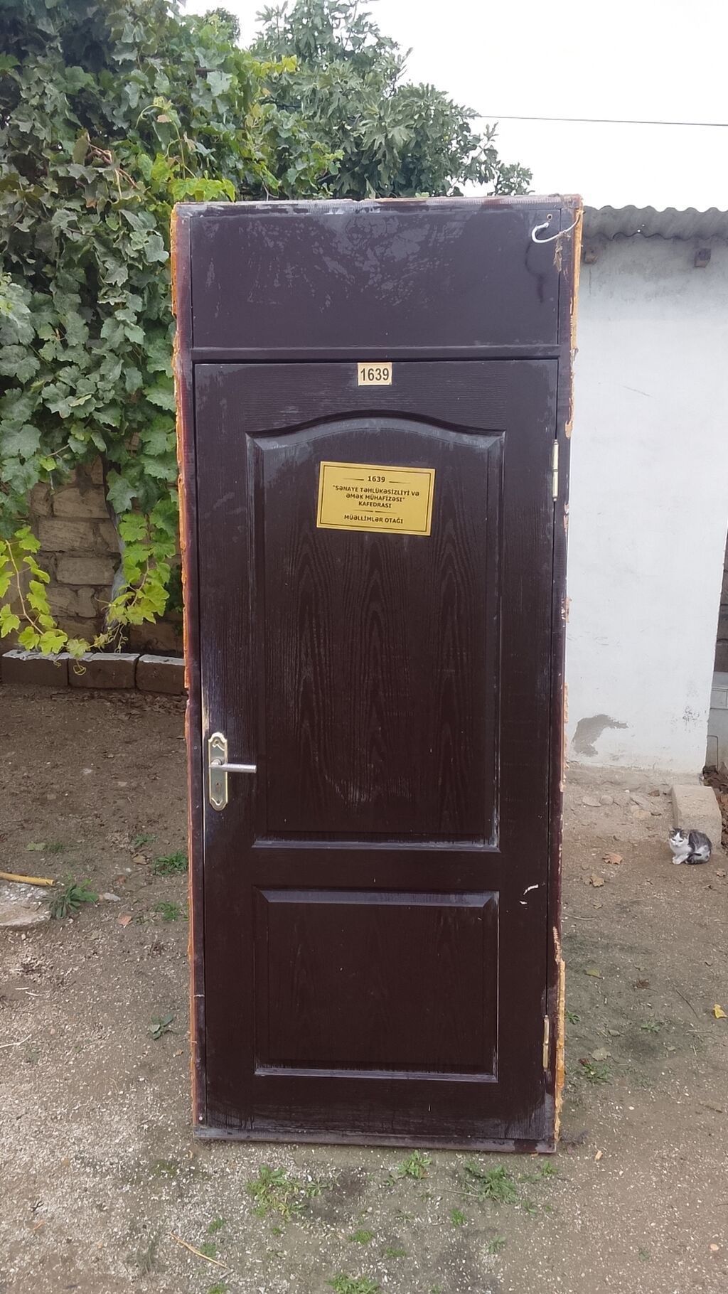 Qapı dəsti – qutu və üst fənərliklə - Material: taxta əsaslı — Pəncərələr, qapılar, balkonlar, Fatmayı (2)
