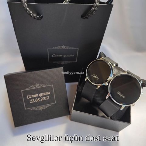 Cütlük Elektron Saat (lazer yazi edilir) — 28 ₼ · Bakı · Qol saatları Cütlük Elektron Saat (lazer yazi edilir) — Bakı