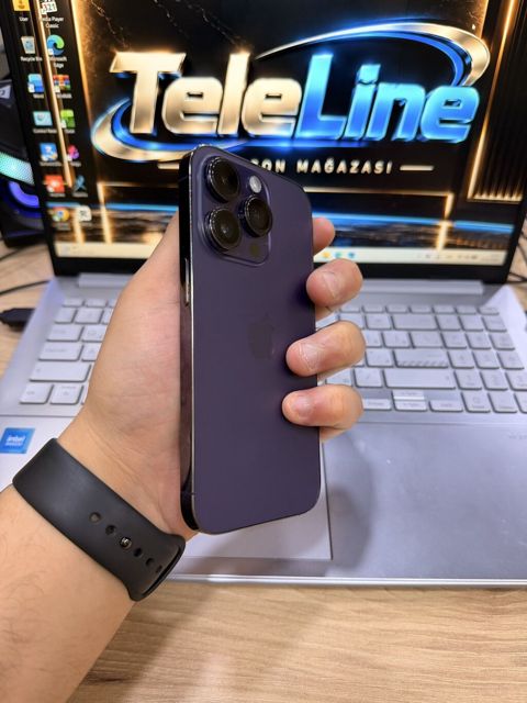 IPhone 14 Pro, 256 GB, Deep Purple, Zəmanət, Kredit, Simsiz şarj — Bakı
