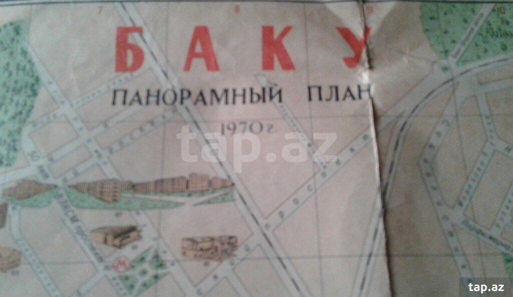 Старые карты Баку — Kolleksiyalar, Bakı (3)