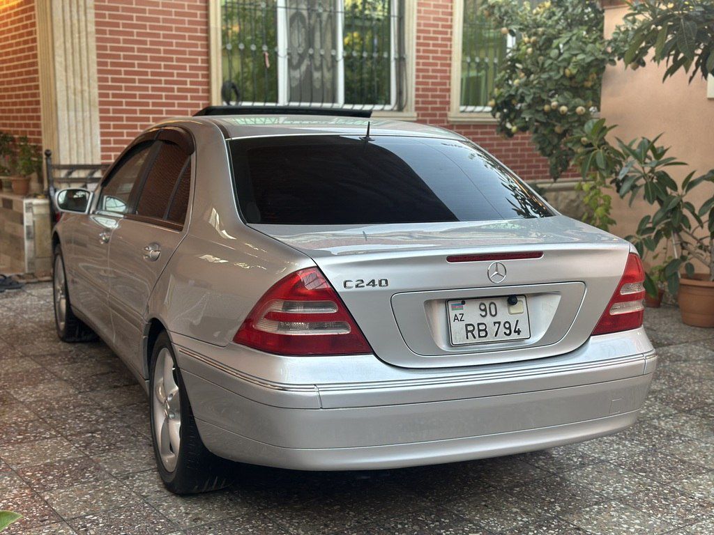 Mercedes C 240, 2.6 L, 2002 il, 200 000 km 90-RB-794 — Avtomobillər, Bakı (8)
