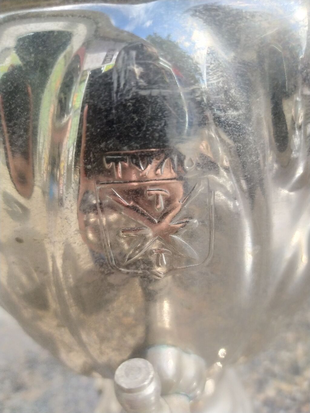 Klassik metal samovar - Material: cilalanmış metal/nişasta rəngli — Samovarlar, Bakı (4)
