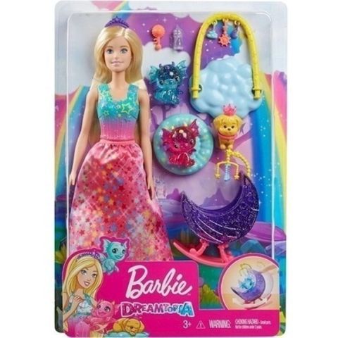 Oyun dəsti Barbie GJK51 Dreamtopia Dragon Nursery Playset with Barbie Princess Doll Mattel — Bakı