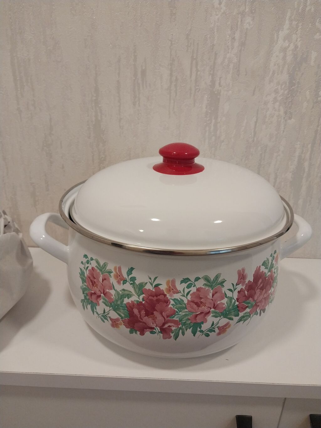 Qazan, rəng - Ağ, 28 sm — Bişirmə qabları, Bakı (4)