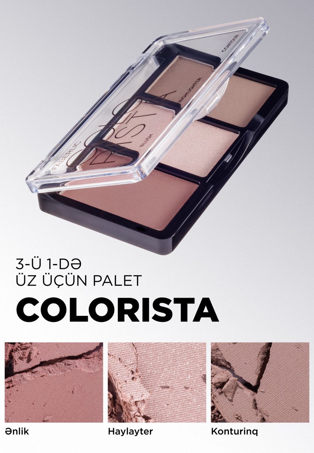Makiyaj üçün palet Faberlic Glam Team Colorista 6028 — Mallar, Bakı (2)