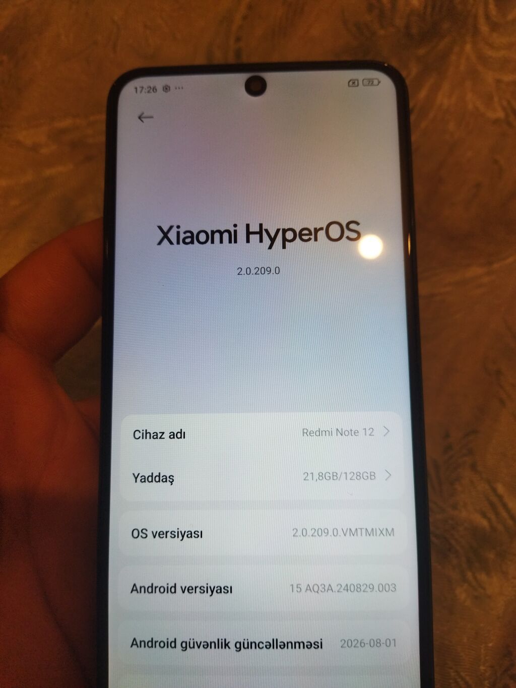 Redmi Note 12, 128 GB, rəng - Qara, İki sim kartlı — Xiaomi, Bakı (3)