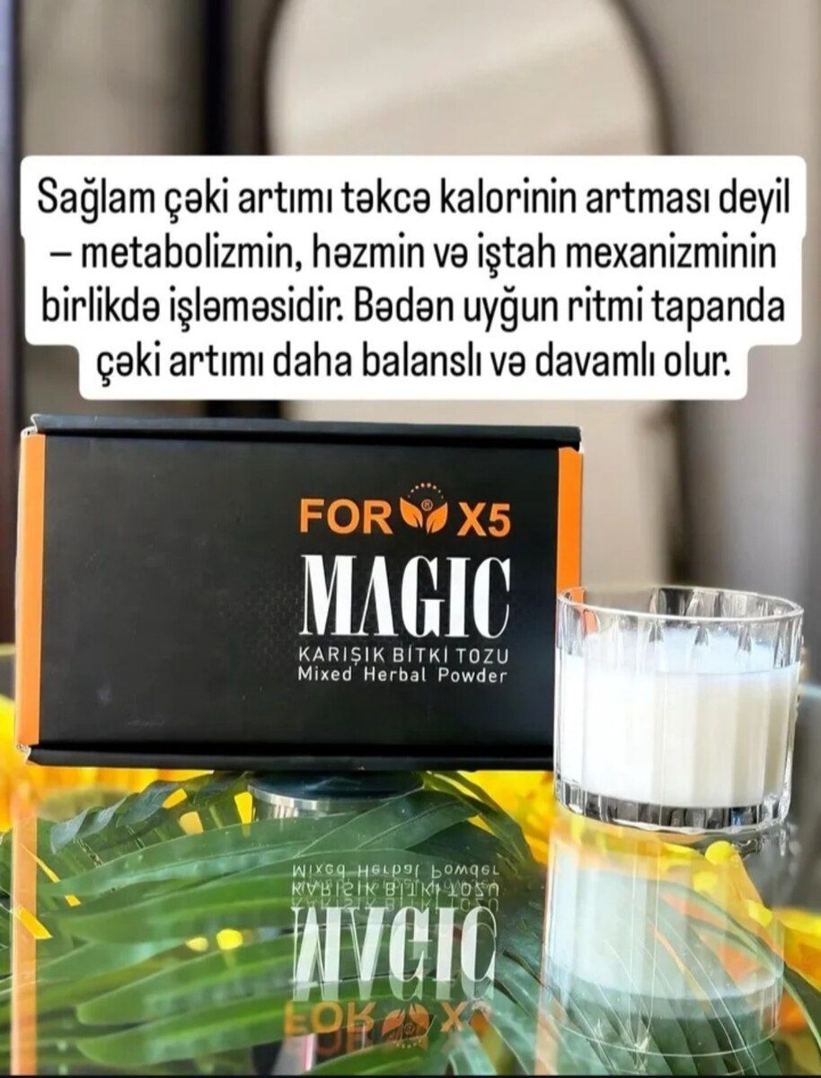 Magic For X5 kökəlmə bitki tozu — Gözəllik və səhiyyə, Bakı (10)