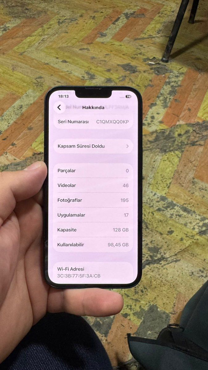 Apple iPhone 13 Blue 128GB/4GB — Smartfonlar, Bakı (9)