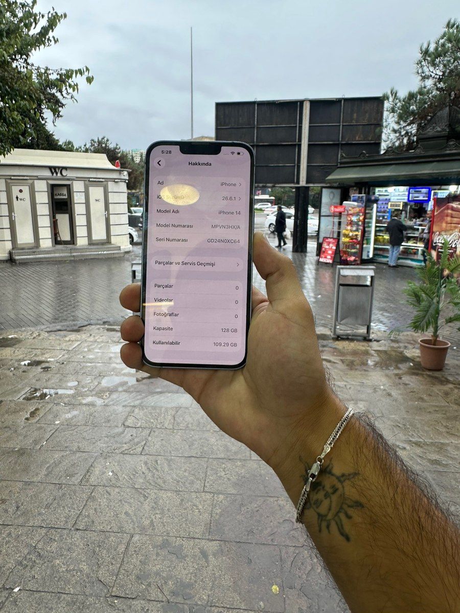Apple iPhone 14 Blue 128GB/4GB — Smartfonlar, Bakı (4)