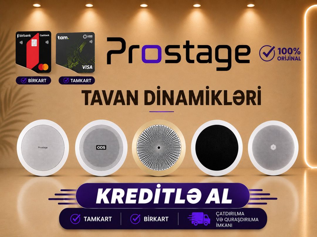 Tavan dinamikləri — Səs texnikası, Bakı