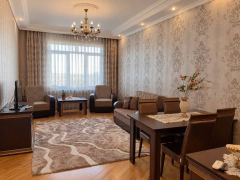 İcarəyə verilir 3 otaqlı yeni tikili 160 m² — Bakı