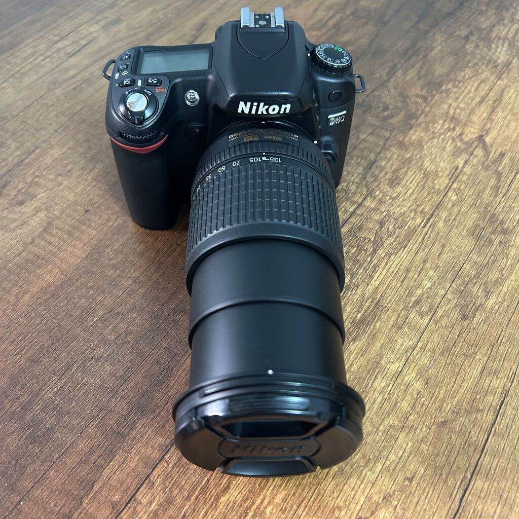 Nikon D80 Dslr fotoaparat Zeng Yalnız Whatsapp - Geniş imkanlı 10.2 — Fotoaparat, Bakı (3)