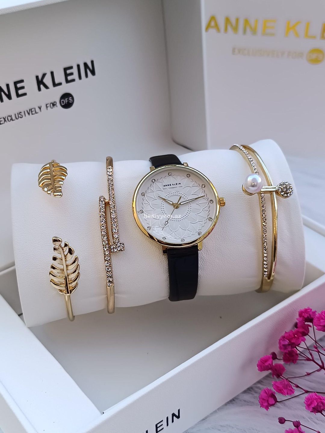 Anne Klein qol saat desti 0491 — Qol saatları, Bakı (3)