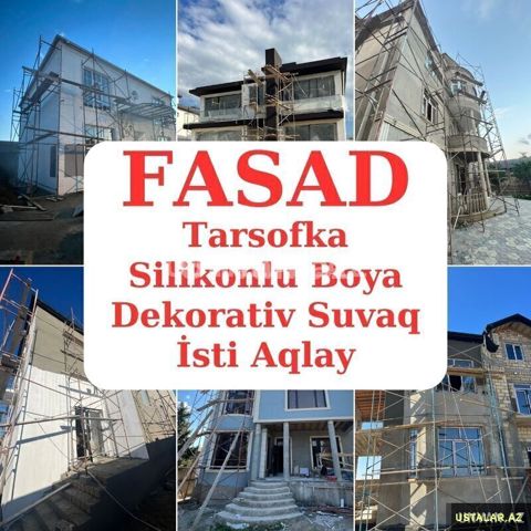 Fasad Tarsofka İslerinin Gorulmesi — 2 ₼ · Bakı · Tikinti xidmətləri Fasad Tarsofka İslerinin Gorulmesi — Bakı